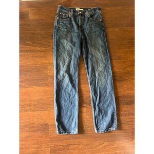 Levi’s Low Pro Straight Jeans Women’s Size 26 Blue Denim Relaxed Fit Vintage Y2K